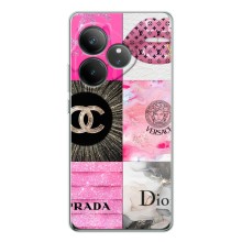 Чехол (Dior, Prada, YSL, Chanel) для Realme GT Neo 6 (Модница)