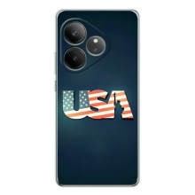 Чехол Флаг USA для Realme GT Neo 6