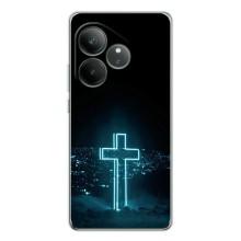 Християнські Чохли для Realme GT Neo 6 (AlphaPrint) (Хрест і місто)