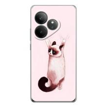 Чехол на GT Нео 6 с Котами (VPrint) (Котик падает)