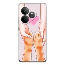 Чехол на GT Нео 6 с Котами (VPrint) (Любовь к котикам)