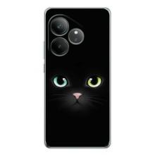 Чехол на тематику: Коты для Realme GT Neo 6 (Черный Котик)