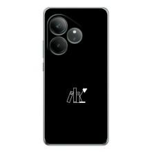 Чехол с картинками на черном фоне для Realme GT Neo 6 – Книжки