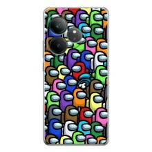 Чохли Амонг Ас для Realme GT Neo 6 (AlphaPrint) (Убитий)