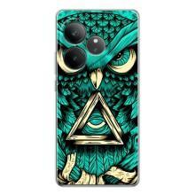 Чохол з пташками на Realme GT Neo 6 (VPrint) (Сова з оком)