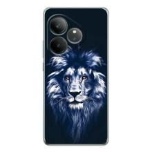 Чохол з картинкою ЛЕВ для Realme GT Neo 6 (VPrint) (Синій Лев)