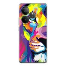 Чохол з картинкою ЛЕВ для Realme GT Neo 6 (VPrint) (Яскравий Лев)
