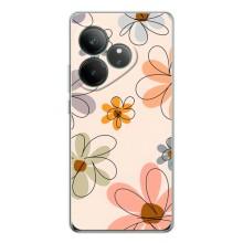 Чохол з квітковим принтом на GT Нео 6 – Кольорові квіти