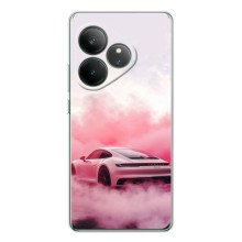Чохол з авто Порше для Realme GT Neo 6 – Рожевий Порше