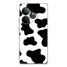 Чохол з принтом корови на GT Нео 6 – Чорний принт