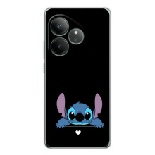 Чехол с принтом Стич на Realme GT Neo 6 – Стич на черном