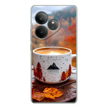 Чехол с уникальным дизайном «Осень с кофе» для Realme GT Neo 6 – Кофе на природе