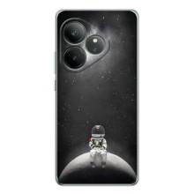 Силіконовый Чохол з принтом "Космонавти" на Realme GT Neo 6 – Космонавт романтик