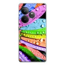 Чехлы (ART) Цветы на Realme GT Neo 7 (VPrint) (Семицветик)