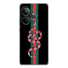 Чехлы Бренд GUCCI для Realme GT Neo 7 – Змей Гуччи