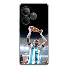 Чехлы Лео Месси Аргентина для Realme GT Neo 7 – Счастливый Месси