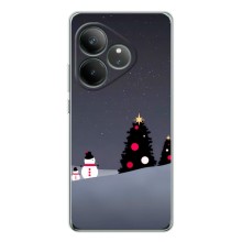 Чехлы на Новый Год Realme GT Neo 7 – Снеговички