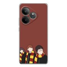 Чехлы с Гарри Поттером для Realme GT Neo 7 (AlphaPrint) – Гарри с друзьями