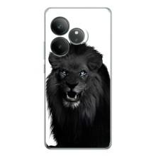 Чохли з картинкою животних Realme GT Neo 7 (Чорний ЛЕВ)