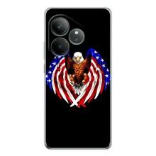 Чохол Прапор USA для Realme GT Neo 7 – Крила США