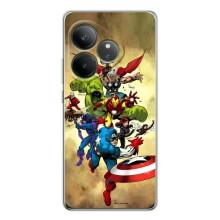 Чехол МАРВЕЛ для ДжиТи Нео 7 (AlphaPrint) (Герои Марвел)