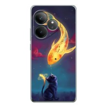 Чехол на тематику: Коты для Realme GT Neo 7 (Встреча)