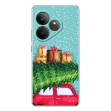 Чехол Новогодняя Елка на Realme GT Neo 7 (Новогодние подарки)