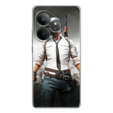 Силиконовый чехол с картинкой "Герой Pubg" на Realme GT Neo 7