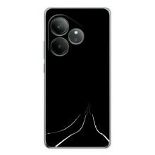 Чохол з картинками на чорному фоні для Realme GT Neo 7 – Дорога