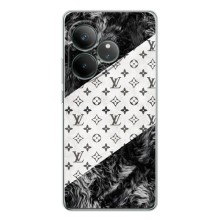 Чехол Стиль Louis Vuitton на Realme GT Neo 7 (LV на белом)