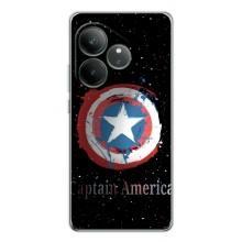 Чехол с Щитом Капитана Америки на Realme GT Neo 7 – Щит Капитана