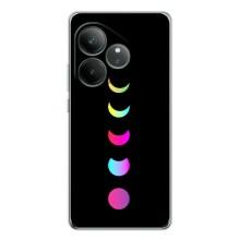 Чохол (ТПУ) з планетами на Realme GT Neo 7 – Повнолуння