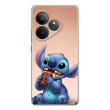 Чехол с рисунком Стич для Realme GT Neo 7 – Стич с шоколадом
