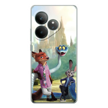 Чехол Зоотрополіс на Realme GT Neo 7 – Ник Джуди и змея