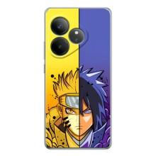 Купить Чехлы на телефон с принтом Anime для Realme GT Neo 7 (Naruto Vs Sasuke)