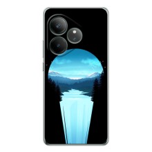 Летний Чехол на Realme GT Neo 7 – Синий Водопад