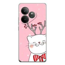 Новорічні Чохли для ДжіТі Нео 7 (VPrint) (Зимовий кіт)