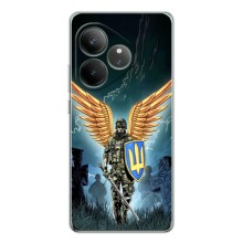 Патріотичний Чохол для Realme GT Neo 7 (ЗСУ з крильми)