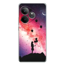 Силиконовые Чехлы Любимому человеку для Realme GT Neo 7 – Шарики в небе