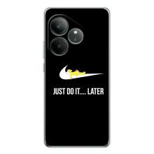 Силиконовый Чехол на Realme GT Neo 7 с картинкой Nike (Later)