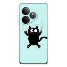 Силиконовый чехол с котиком для Realme GT Neo 7