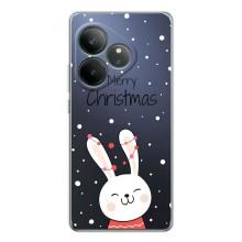 Зимние Чехлы для ДжиТи Нео 7 - прозрачный фон (Рождественский заяц)