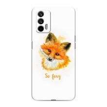 Чохли з картинкою Лисичка для Realme GT (VPrint) (Дівчинка Лиса)