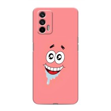 Чехлы с Патриком на Realme GT (Мордочка Патрика)