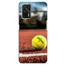 Чехлы с принтом Спортивная тематика для Realme GT – Теннисный корт