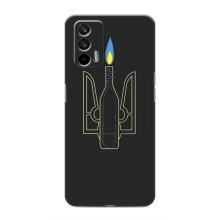 Чехол с картинкой (Патриотический ГЕРБ) на Realme GT (Герб - Молотова)