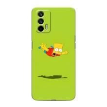 Чjхол з Сімпсонами для Realme GT (VPrint) (Барт Сімпсон)