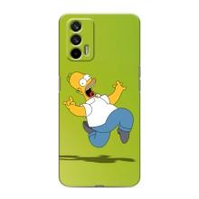 Чjхол з Сімпсонами для Realme GT (VPrint) (Гомер Сімпсон)