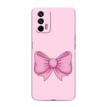 Чохол банти для Realme GT – Рожевий бантик