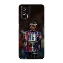 Чехол с футболистом Ламин Ямаль Realme GT – Ямал с кубком